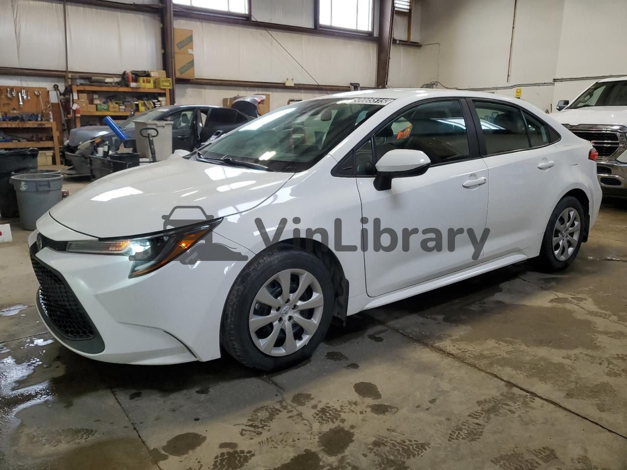 TOYOTA COROLLA 2021 WHITE | 5YFBPMBE6MP221358 | Image 1