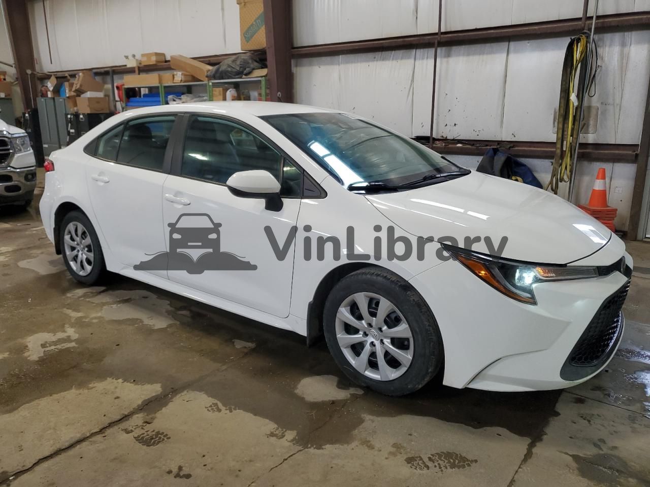 TOYOTA COROLLA 2021 WHITE  | 5YFBPMBE6MP221358 | Image 4